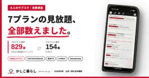 成人アニメのサブスク調査